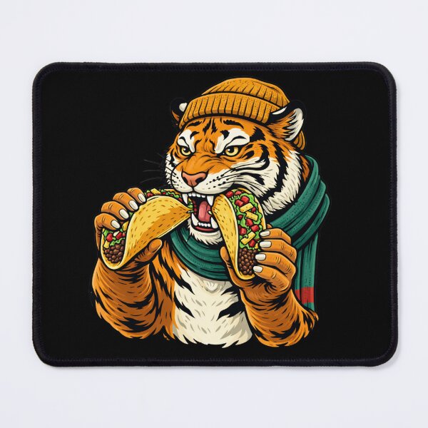 Item preview, Taco Tiger – Urban Streetwear Foodie Aesthetic Art designed and sold by ColorSplash123.