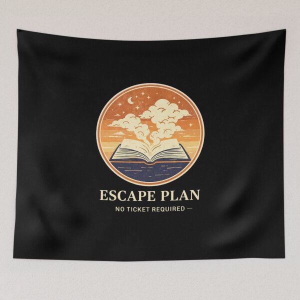 Item preview, Books escape the plan  designed and sold by Rally Forge.
