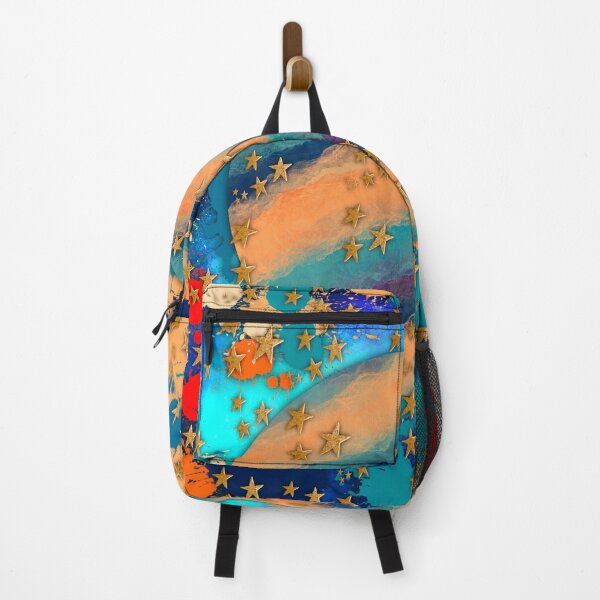 Item preview, Cosmic Nebula Planet - Gold Stars Abstract Splatter designed and sold by TheArtOfTreble.