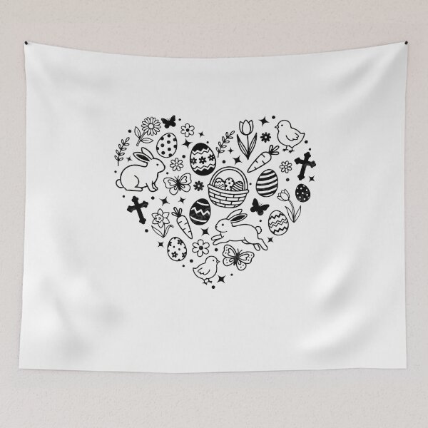 Item preview, Funny Easter Heart designed and sold by Nemethadrian.