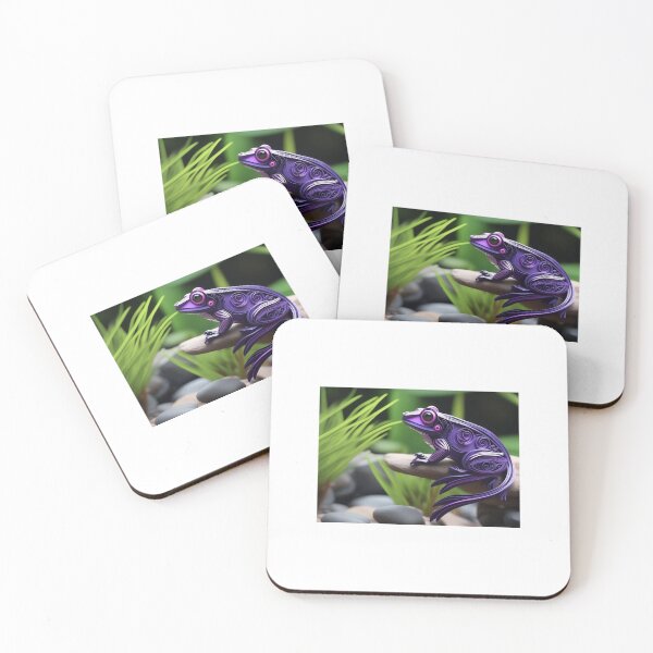 Item preview, Purple Paper Quill Frog designed and sold by tambanow.