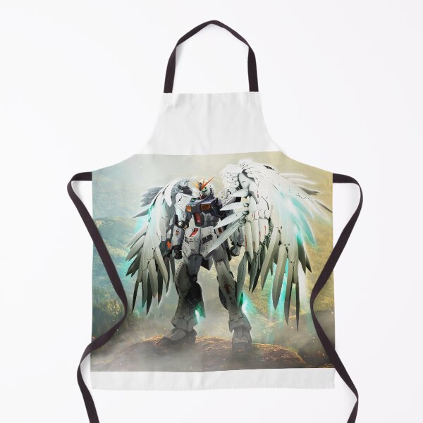 Item preview, wing nu gundam illustration digital art designed and sold by sabartgunpla.