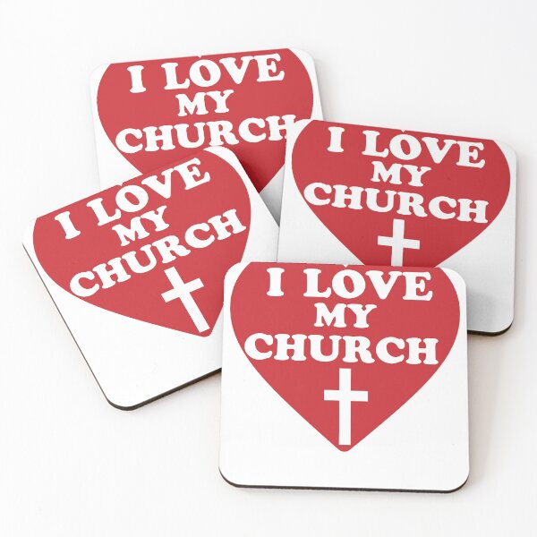 Item preview, I Love My Church designed and sold by Praytastic.