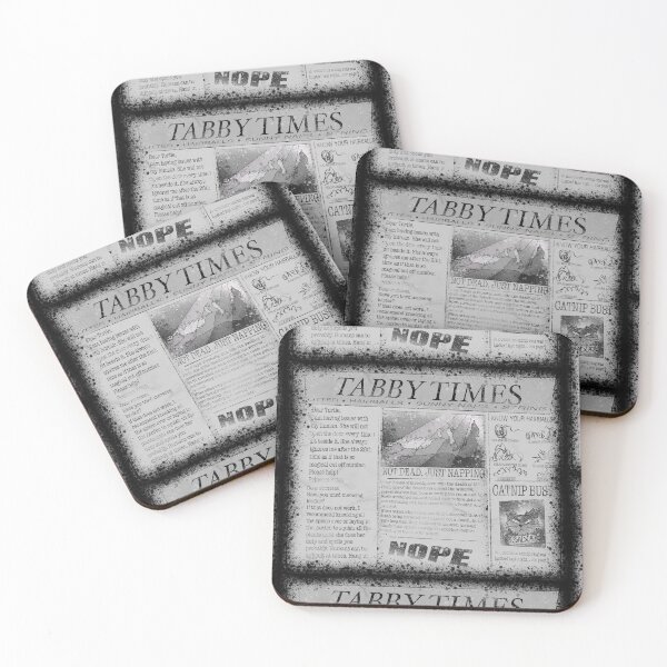 Item preview, Tabby Times Funny Cat Newspaper - Humorous Feline Parody designed and sold by TheArtOfTreble.