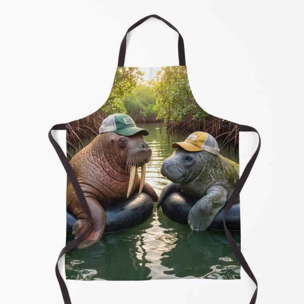 Item preview, Wally, the Walrus, Befriends a Manatee designed and sold by Tridentulus.
