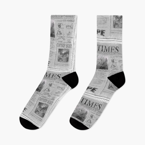 Item preview, Tabby Times White Cat Newspaper - Funny Feline Parody designed and sold by TheArtOfTreble.