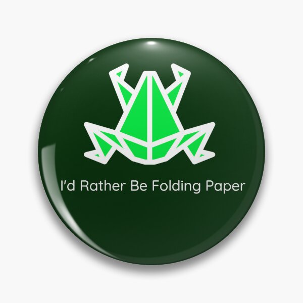 Item preview, I'd Rather Be Folding Paper Origami designed and sold by Sachie's Studio.