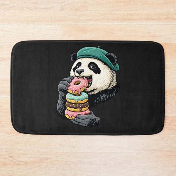 Item preview, Donut Panda – Modern Minimal Foodie Aesthetic Art designed and sold by ColorSplash123.