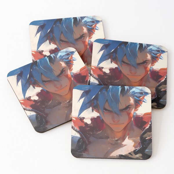 Item preview, Kamina Gurren Lagann Anime Boy Bold Spiky Hair Mecha designed and sold by mildaclairmo.