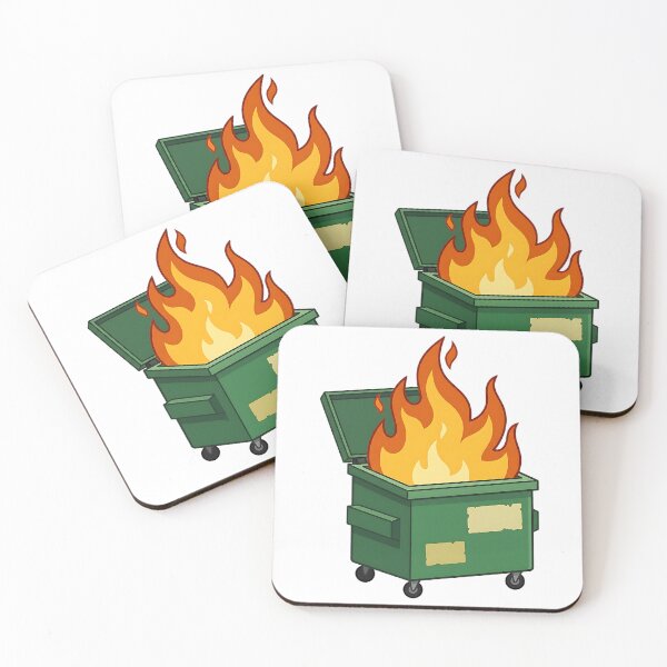 Item preview, Dumpster Fire designed and sold by kittyonmyofoot.