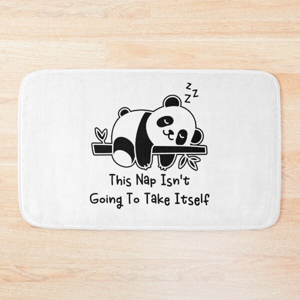 Item preview, This Nap Isn't Going To Take Itself Funny Lazy Panda Bear Napping Sleep designed and sold by gunaone-design.