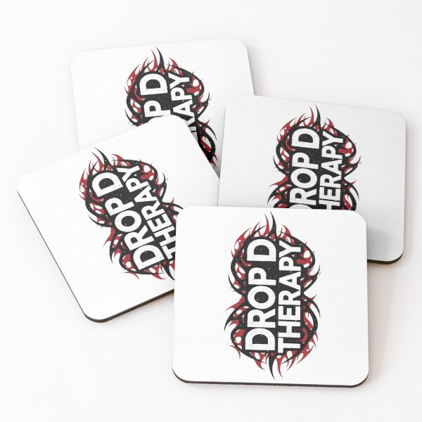 Item preview, Drop D Therapy – Y2K Nu Metal Inspired Heavy Music Design 2 designed and sold by FlamaC.