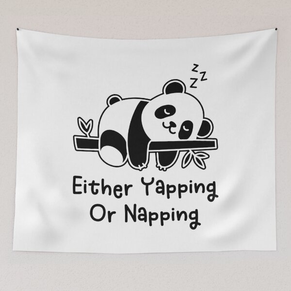 Item preview, Either Yapping Or Napping Talkative Yapper Nap Lover designed and sold by gunaone-design.