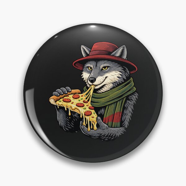 Item preview, Pizza Wolf – Urban Street Food Aesthetic Art designed and sold by ColorSplash123.