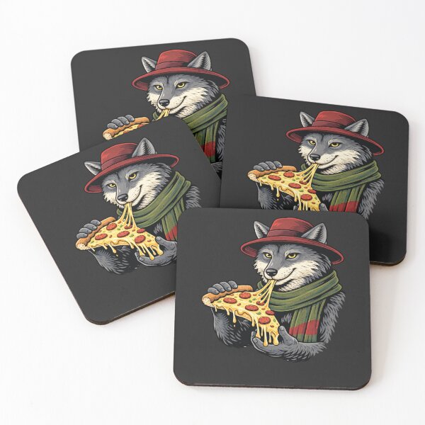 Item preview, Pizza Wolf – Urban Street Food Aesthetic Art designed and sold by ColorSplash123.