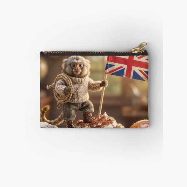 Item preview, Pygmy Marmoset Explorer Climbs a Mighty Banana Split designed and sold by Tridentulus.