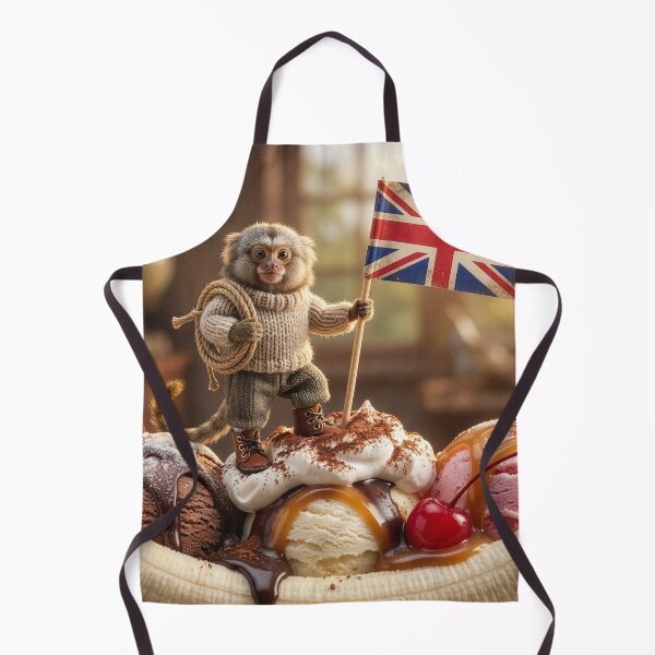 Item preview, Pygmy Marmoset Explorer Climbs a Mighty Banana Split designed and sold by Tridentulus.