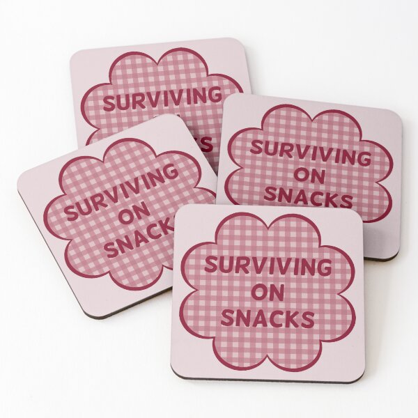 Item preview, Surviving on Snacks sticker for mums who are surviving designed and sold by KatelynDesigns-.