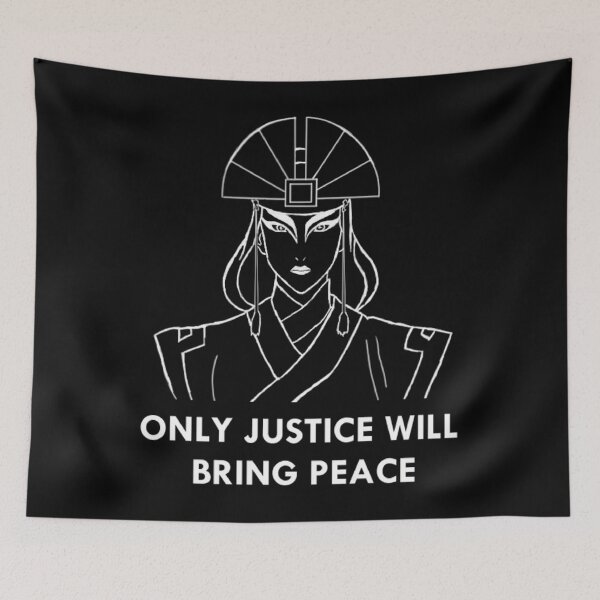 Item preview, Avatar Kyoshi - Only Justice Will Bring Peace (White Print) designed and sold by SuzanneLombard.