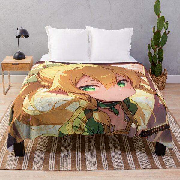 Artikelvorschau, Leafa aus Sword Art Online Chibi Grüne Blüte Warmes Licht entworfen und verkauft von TanglenRabbit.