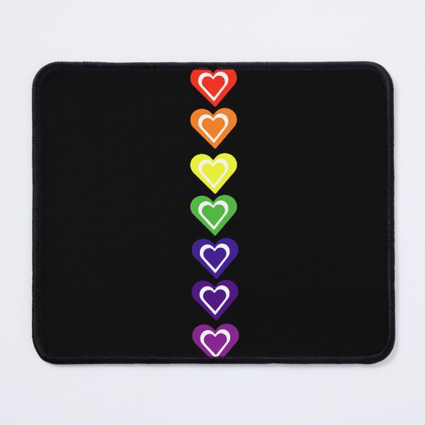 Item preview, Rainbow hearts designed and sold by Mountain-Point.