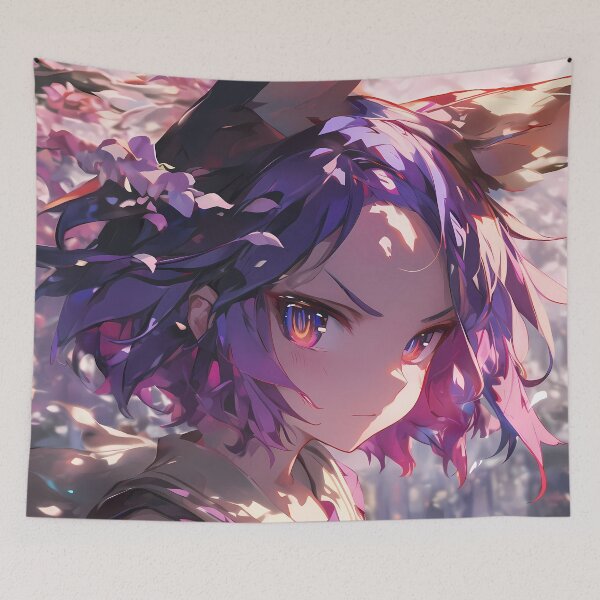 Item preview, Izuna Hatsuse No Game No Life Sakura Petals Spring Glow designed and sold by mildaclairmo.