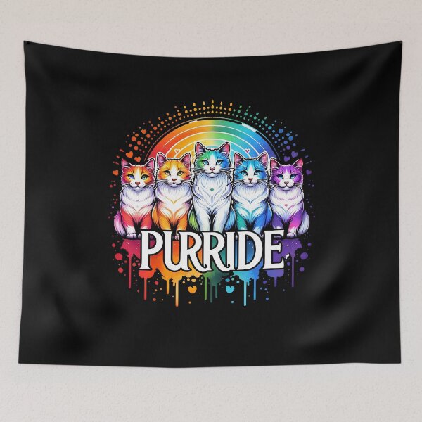 Item preview, Purride Rainbow Cats designed and sold by Nemethadrian.