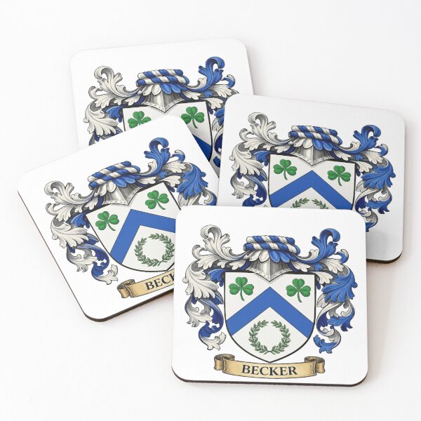 Item preview, The Becker Family Coat of Arms designed and sold by BagTown Clans.