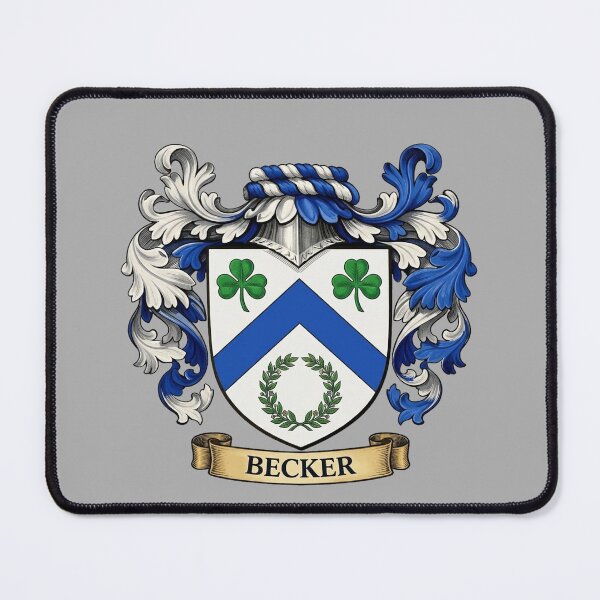 Item preview, The Becker Family Coat of Arms designed and sold by BagTown Clans.