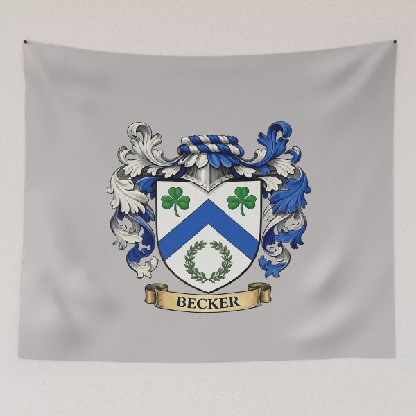 Item preview, The Becker Family Coat of Arms designed and sold by BagTown Clans.