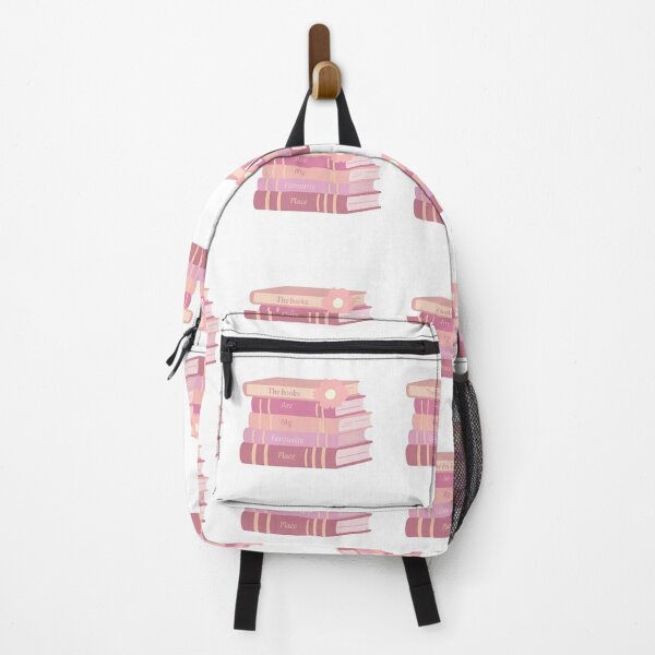 Item preview, The Books Are My Favourite Place - Cute Pastel Bookstack Art designed and sold by batoot1.