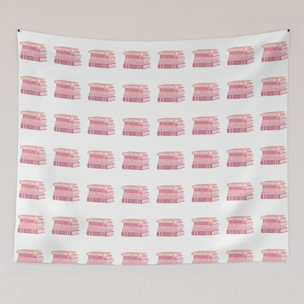 Item preview, The Books Are My Favourite Place - Cute Pastel Bookstack Art designed and sold by batoot1.