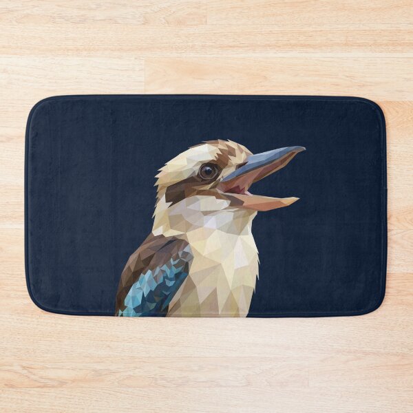 Item preview, Geometric Kookaburra Low Poly Australian Wildlife Art designed and sold by Wennebabs.