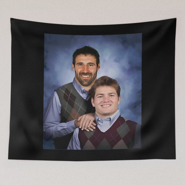 Item preview, Mike Vrabel Drake Maye Step Brothers New England Football  designed and sold by mohs91.
