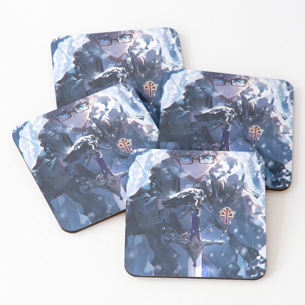 Item preview, Yukio Okumura Blue Exorcist Winter Snowfall Serious Blue Eyes designed and sold by mildaclairmo.