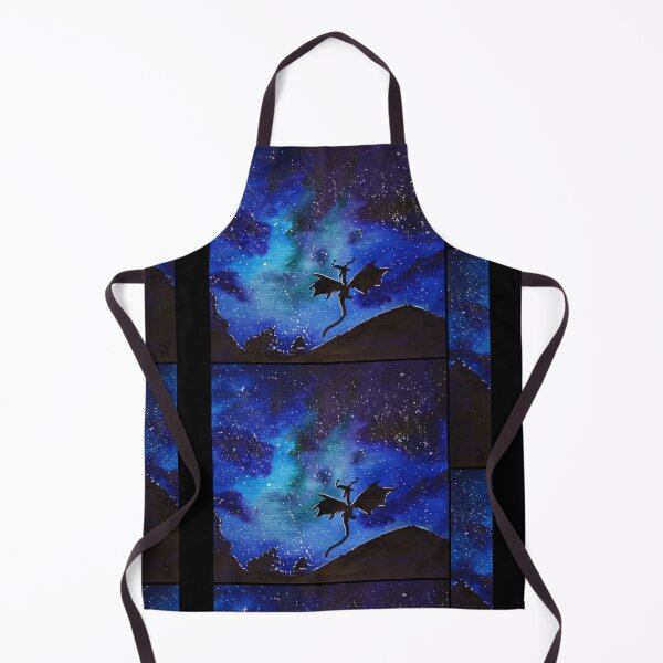 Item preview, Starry Night Dragon Silhouette - Mystical Fantasy Sky designed and sold by TheArtOfTreble.