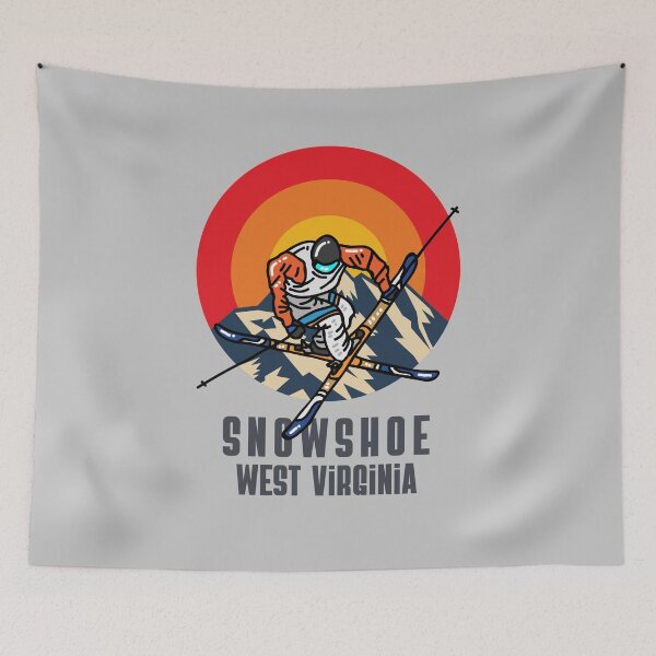 Item preview, Snowshoe Ski Resort USA Skiing Souvenir designed and sold by sydney-syder.