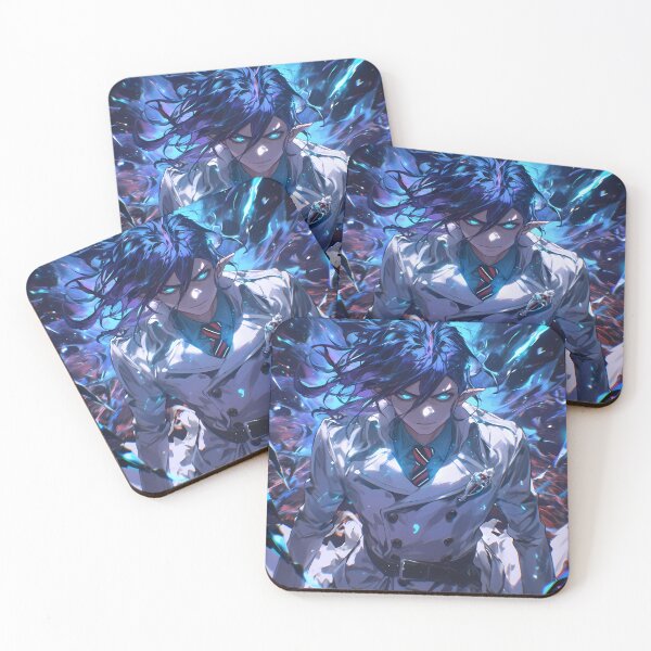 Item preview, Mephisto Pheles Blue Exorcist Mystic Blue Aura Intense Storm designed and sold by mildaclairmo.