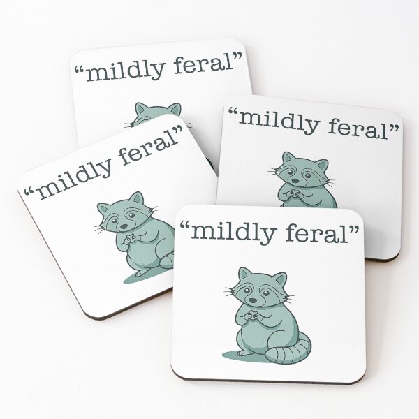 Item preview, Mildly Feral designed and sold by kittyonmyofoot.