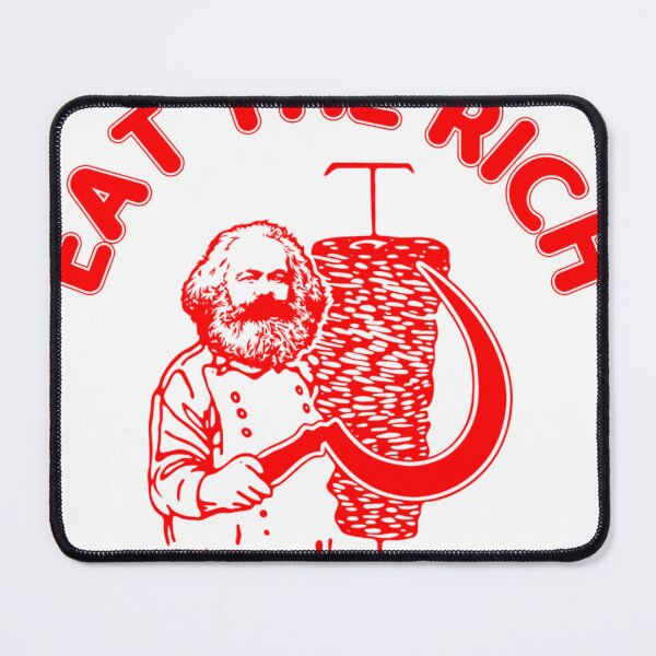 Item preview, Eat The Rich Doner Dner Kebab Karl Marx Socialist Hasan Piker designed and sold by ClaudineCarlier.