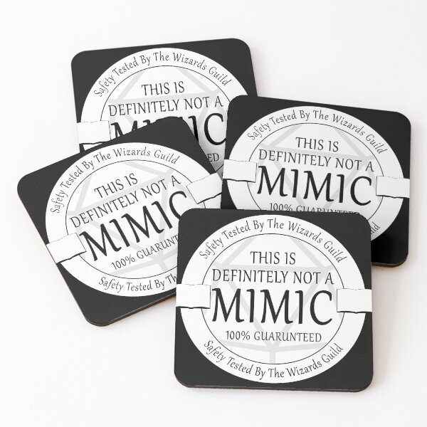 Item preview, Safety Tested For Mimics By The Wizard_S Guild designed and sold by SuzanneLombard.