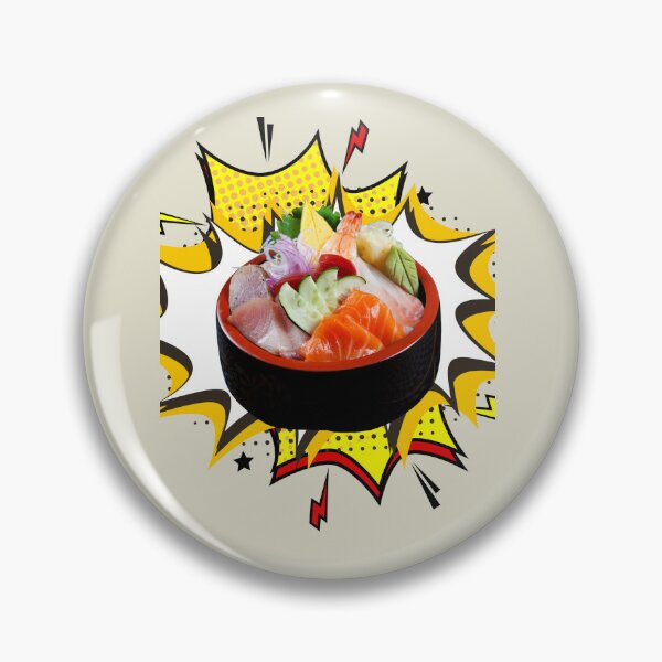 Item preview, Vibrant Japanese Chirashi Sushi Art Illustration designed and sold by CertainTees Clothing & Accessories .