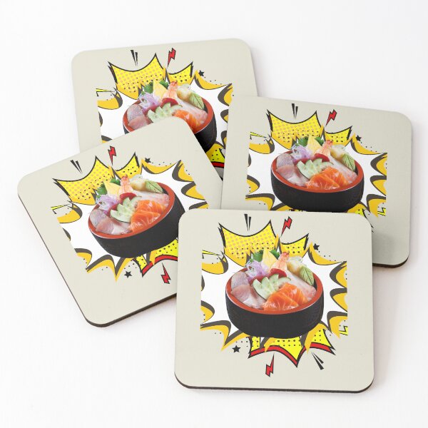 Item preview, Vibrant Japanese Chirashi Sushi Art Illustration designed and sold by CertainTees Clothing & Accessories .