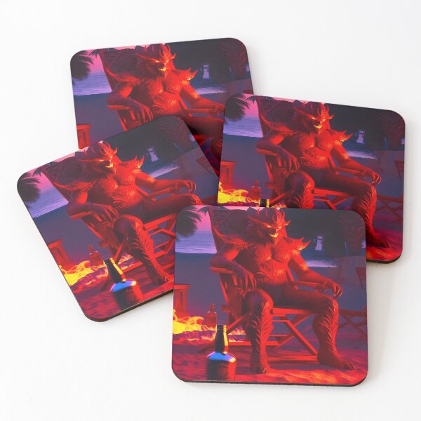 Item preview, Ruby Demon'S Respite Indulging In Sinister Leisure designed and sold by byKESKiN.