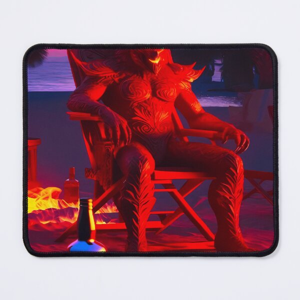Item preview, Ruby Demon'S Respite Indulging In Sinister Leisure designed and sold by byKESKiN.