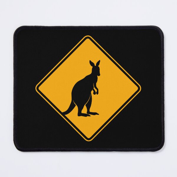 Item preview, Warning! Kangaroo Sign designed and sold by kafferahelma.