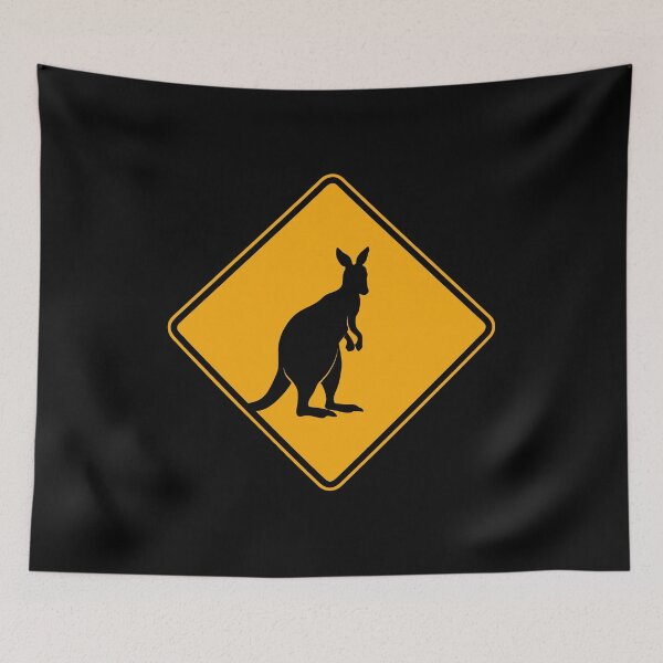 Artikelvorschau, Achtung! Känguru-Schild entworfen und verkauft von kafferahelma.