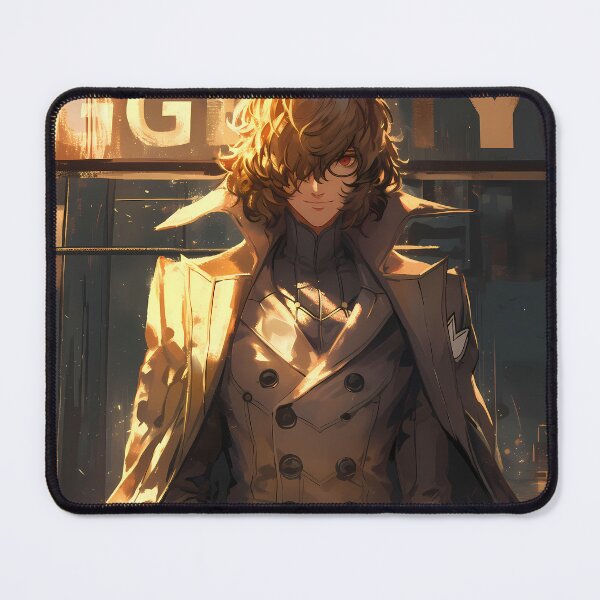 Item preview, Goro Akechi Persona 5 Noir Trench Coat Stare designed and sold by mildaclairmo.