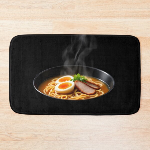 Item preview, Minimal Ramen Bowl Dark Food Aesthetic Art designed and sold by DreamyWallVibes.