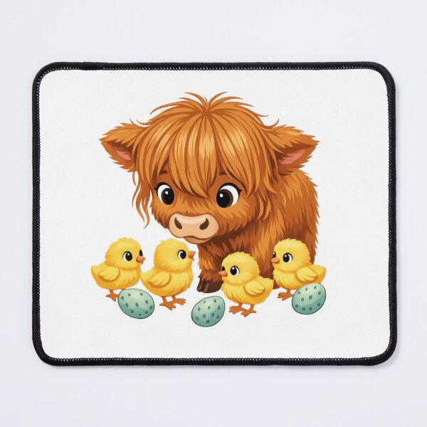 Item preview, CUTE BABY HIGHLAND COW BABY CHICKS, Easter, Farm and Spring designed and sold by davidjulie.